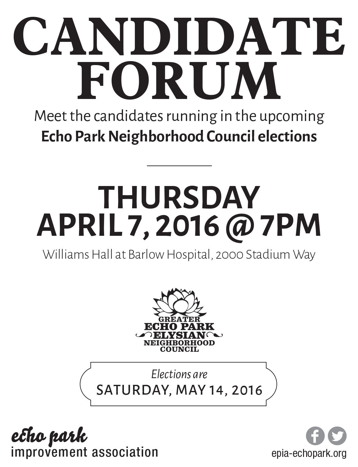 Candidate Forum Echo Park Neighborhood Council